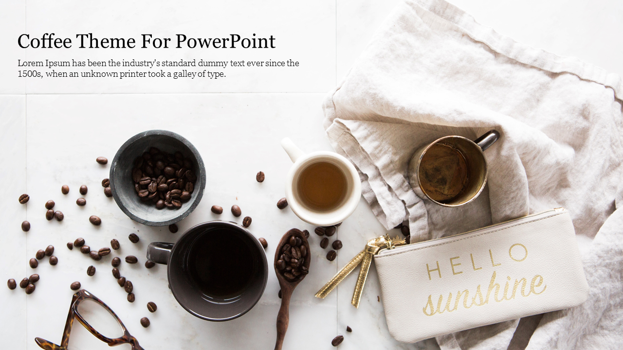 Coffee Theme For PowerPoint